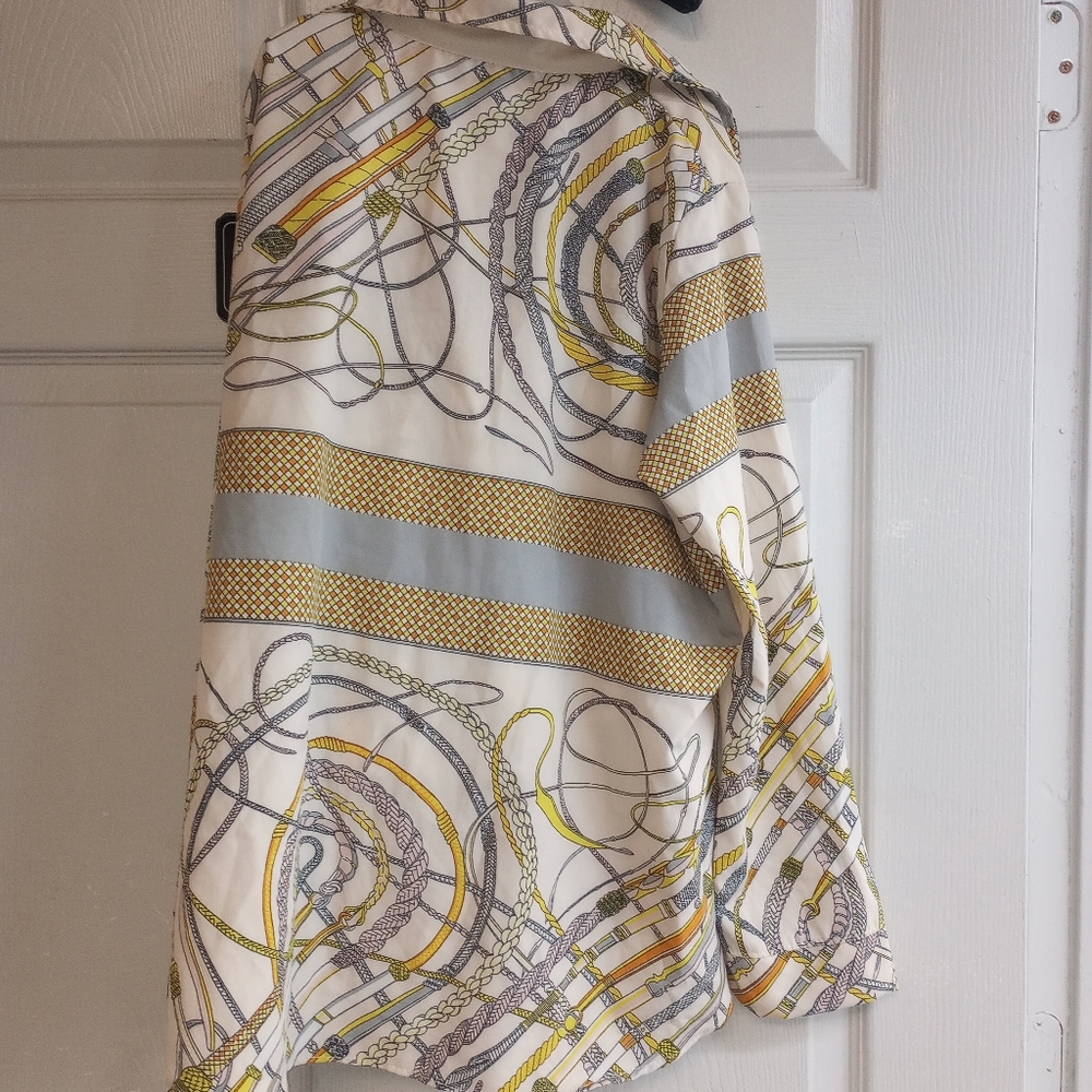 Women's shirt blouse and short set